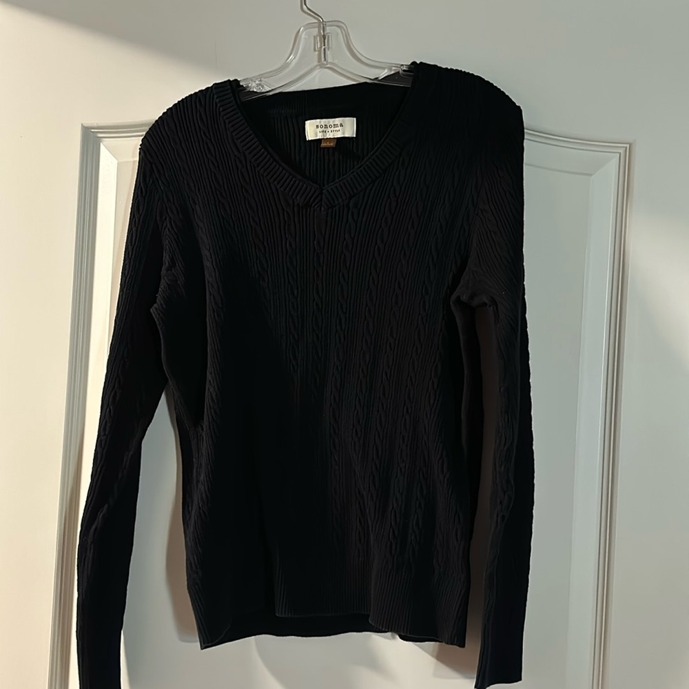 Women’s Sonoma black sweater size large